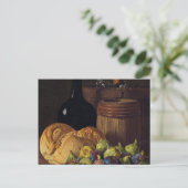 Nog steeds leven met figuren en brood van Luis Mel Briefkaart (Staand voorkant)