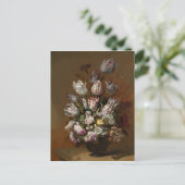 Nog steeds leven met Flowers Hans Bollongier Fine Briefkaart (Staand voorkant)