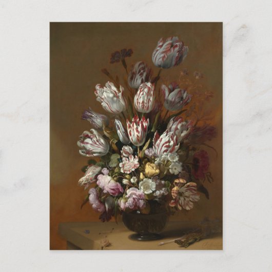 Nog steeds leven met Flowers Hans Bollongier Fine Briefkaart (Voorkant)
