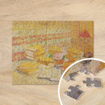 Nog steeds leven met Franse romans | Vincent Van G Legpuzzel<br><div class="desc">Nog steeds leven met Franse romans en Glass met een Roos (1887) van de Nederlandse postimpressionist Vincent Van Gogh. Het originele kunstwerk is een olie op canvas die een stapels boeken in warme gele tonen afschildert. Gebruik de ontwerphulpmiddelen om douanetekst toe te voegen of het afbeelding te personaliseren.</div>