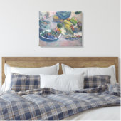 Nog steeds leven met fruit door Paul Gauguin Canvas Afdruk (Insitu (Slaapkamer))