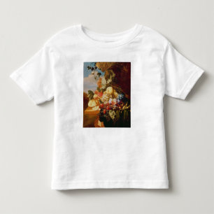 Nog steeds leven met fruit en bloemen kinder shirts