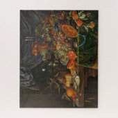 Nog steeds leven met fruit en oesters Abraham Mign Legpuzzel (Verticaal)