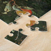 Nog steeds leven met fruit en oesters Abraham Mign Legpuzzel (Zijkant)