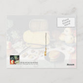 Nog steeds leven met fruit, noten en kaas briefkaart (Achterkant)