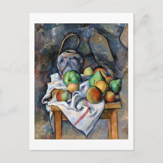 Nog steeds leven met fruit, Paul Cezanne Briefkaart (Voorkant)