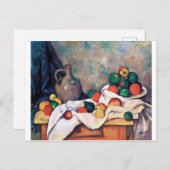Nog steeds leven met fruit, Paul Cezanne Briefkaart (Voorkant / Achterkant)