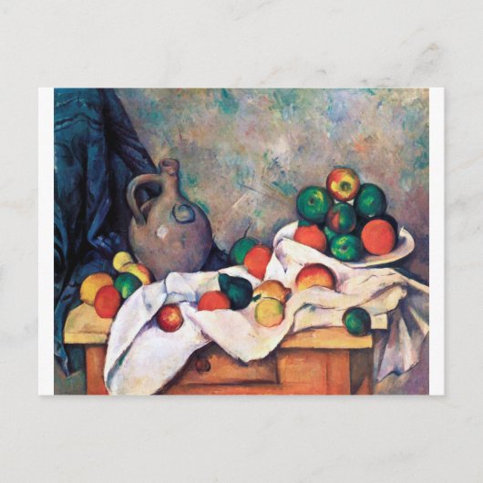 Nog steeds leven met fruit, Paul Cezanne Briefkaart (Voorkant)