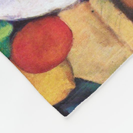 Nog steeds leven met fruit, Paul Cezanne Fleece Deken (Hoek)