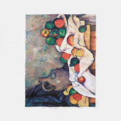Nog steeds leven met fruit, Paul Cezanne Fleece Deken (Voorkant)