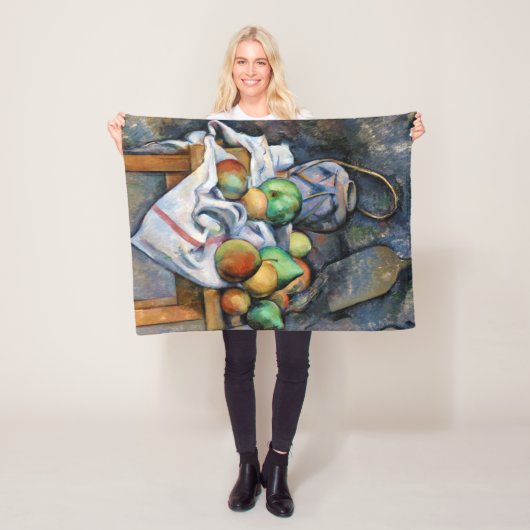 Nog steeds leven met fruit, Paul Cezanne Fleece Deken (In situ)
