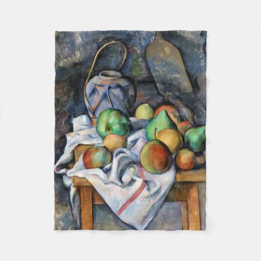 Nog steeds leven met fruit, Paul Cezanne Fleece Deken (Voorkant)
