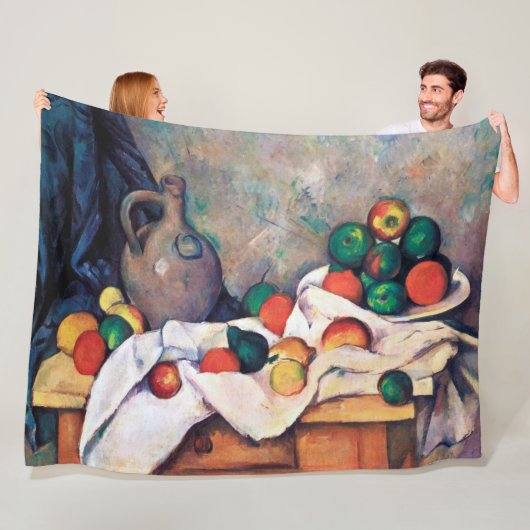 Nog steeds leven met fruit, Paul Cezanne Fleece Deken (In situ)