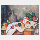 Nog steeds leven met fruit, Paul Cezanne Fleece Deken (Voorkant (Horizontaal))