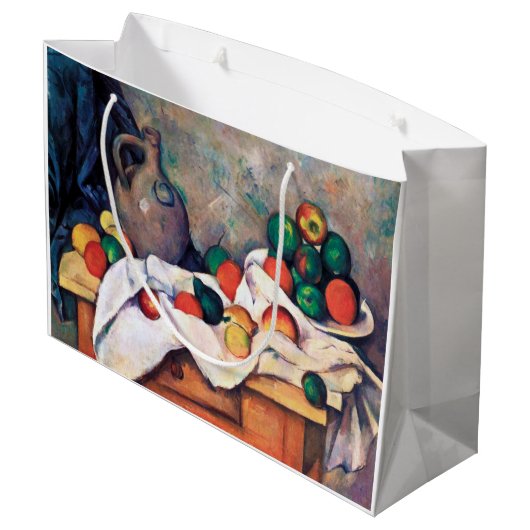 Nog steeds leven met fruit, Paul Cezanne Groot Cadeauzakje (Achterkant Gekanteld)