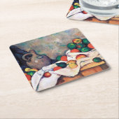 Nog steeds leven met fruit, Paul Cezanne Kartonnen Onderzetters (Schuin)