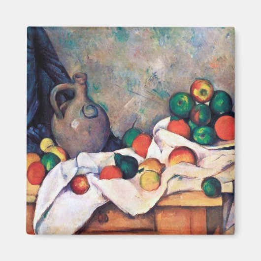 Nog steeds leven met fruit, Paul Cezanne Magneet (Voorkant)