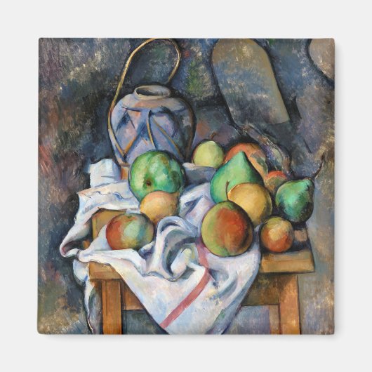 Nog steeds leven met fruit, Paul Cezanne Magneet (Voorkant)