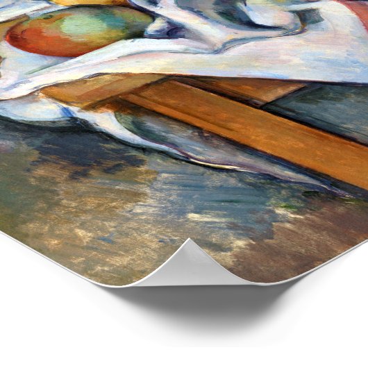 Nog steeds leven met fruit, Paul Cezanne Poster (Hoek)