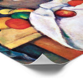 Nog steeds leven met fruit, Paul Cezanne Poster (Hoek)