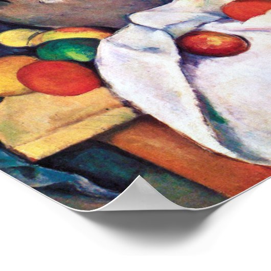 Nog steeds leven met fruit, Paul Cezanne Poster (Hoek)