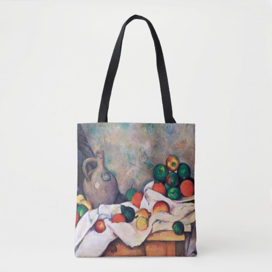 Nog steeds leven met fruit, Paul Cezanne Tote Bag (Voorkant)