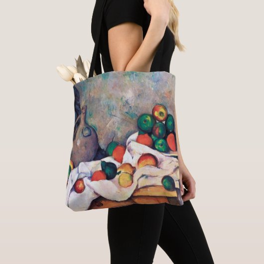 Nog steeds leven met fruit, Paul Cezanne Tote Bag (Dichtbij)