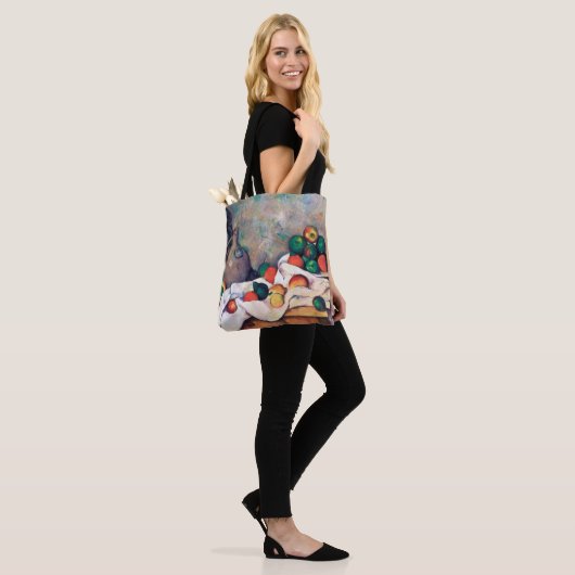 Nog steeds leven met fruit, Paul Cezanne Tote Bag (Op model)
