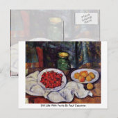 Nog steeds leven met fruit van Paul Cezanne Briefkaart (Voorkant / Achterkant)