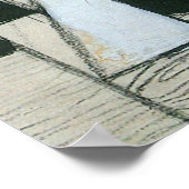 Nog steeds leven met gitaar door Juan Gris Poster (Hoek)