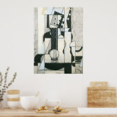 Nog steeds leven met gitaar door Juan Gris Poster (Keuken)