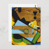 Nog steeds leven met gitaar Juan Gris Briefkaart (Voorkant / Achterkant)