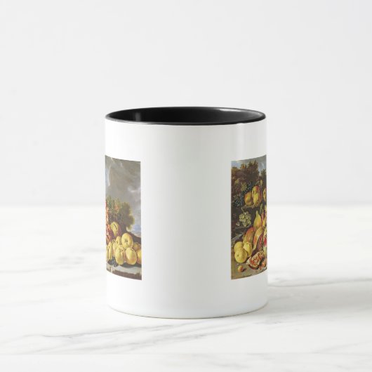 Nog steeds leven met granaatappels mok (Midden)