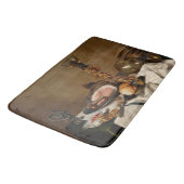 Nog steeds leven met ham, boeken en sierschepen badmat (Gekanteld)