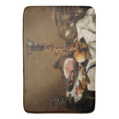 Nog steeds leven met ham, boeken en sierschepen badmat (Voorkant Verticaal)