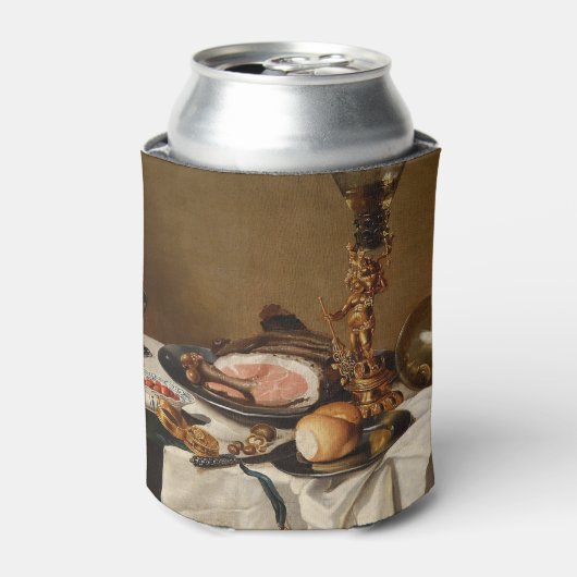 Nog steeds leven met ham, boeken en sierschepen blikjeskoeler (Blikje Voorkant)