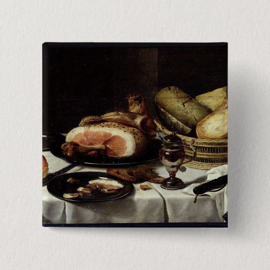 Nog steeds leven met Ham Vierkante Button 5,1 Cm (Voorkant)
