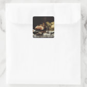 Nog steeds leven met Ham Vierkante Sticker (Tas)