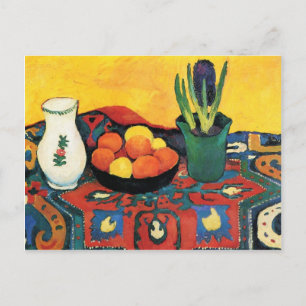 Nog steeds leven met Hyacinthe door August Macke Briefkaart