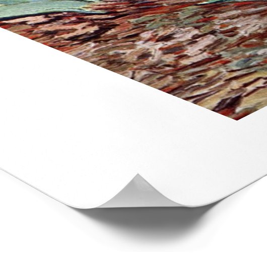 Nog steeds leven met Iris door Vincent Van Gogh Poster (Hoek)