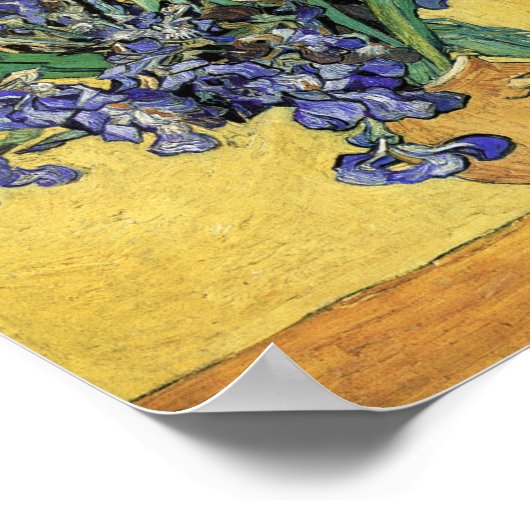 Nog steeds leven met Iris Vincent van Gogh Poster (Hoek)