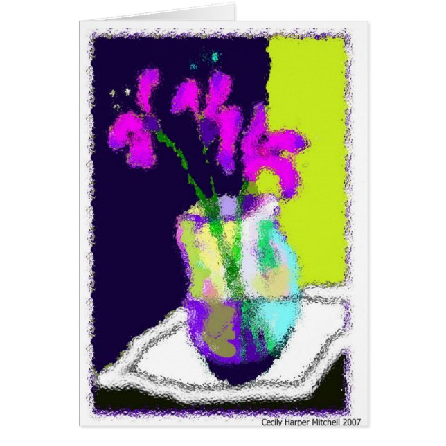 Nog steeds leven met Irises (Voorkant)