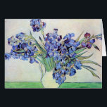 Nog steeds leven met Irises door Vincent van Gogh<br><div class="desc">Nog steeds: Vase met Irises door Vincent van Gogh is een kunstpost van impressionisme, maar het schilderen van florale natuur blijft leven. Een bouquet van lavender bebaarde irisbloemen uit een lentuin. De vaas is gevormd als een pitcher en vol liefde en romance paarse bloei. Over de kunstenaar: Vincent Willem van...</div>