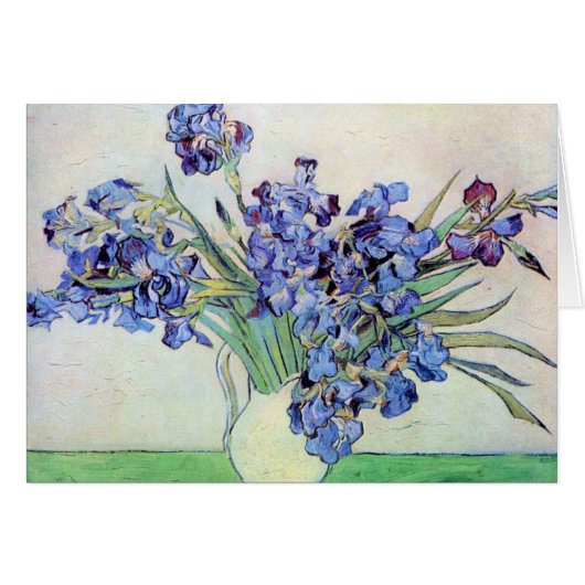 Nog steeds leven met Irises door Vincent van Gogh (Voorkant Horizontaal)