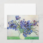 Nog steeds leven met Irises door Vincent van Gogh (Voorkant / Achterkant)