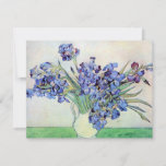 Nog steeds leven met Irises door Vincent van Gogh<br><div class="desc">Nog steeds: Vase met Irises door Vincent van Gogh is een kunstpost van impressionisme, maar het schilderen van florale natuur blijft leven. Een bouquet van lavender bebaarde irisbloemen uit een lentuin. De vaas is gevormd als een pitcher en vol liefde en romance paarse bloei. Over de kunstenaar: Vincent Willem van...</div>