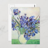 Nog steeds leven met Irises door Vincent van Gogh Briefkaart (Voorkant / Achterkant)