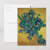 Nog steeds leven met Irises door Vincent van Gogh Briefkaart (Voorkant / Achterkant)