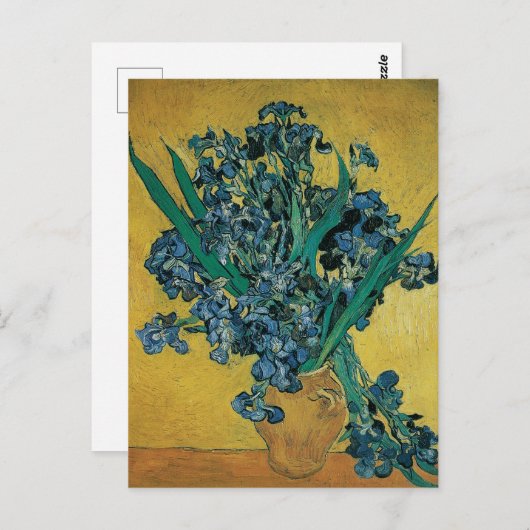 Nog steeds leven met Irises door Vincent van Gogh Briefkaart (Voorkant / Achterkant)