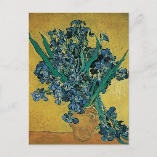 Nog steeds leven met Irises door Vincent van Gogh Briefkaart (Voorkant)